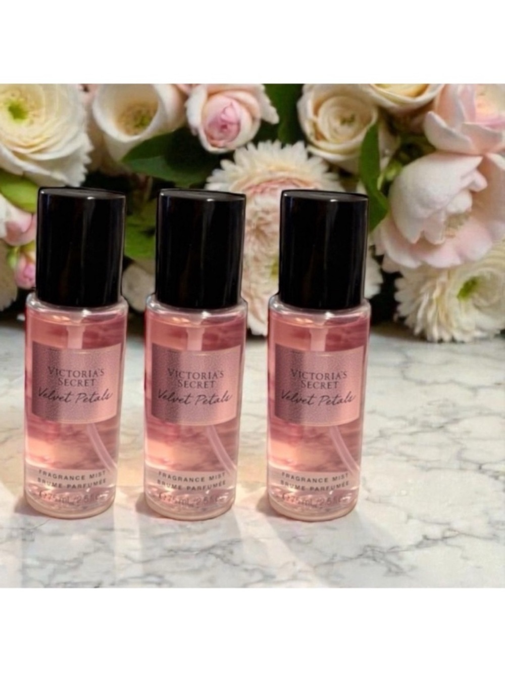 3 Velvet Petals Fragrance Mists